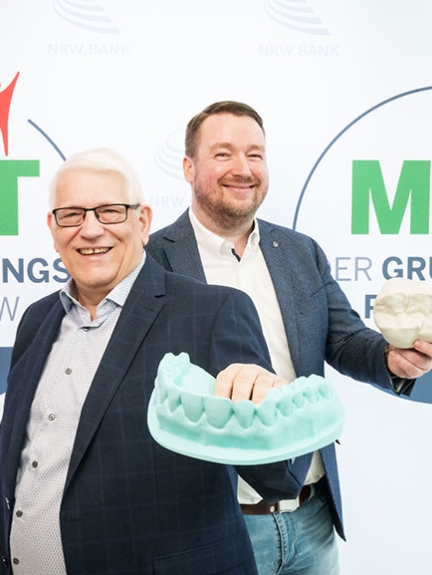 Porträt der Nominierten für MUT – DER GRÜNDUNGSPREIS NRW 2025 Prinoa Dental