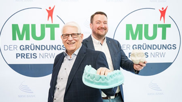 Porträt der Nominierten für MUT – DER GRÜNDUNGSPREIS NRW 2025 Prinoa Dental