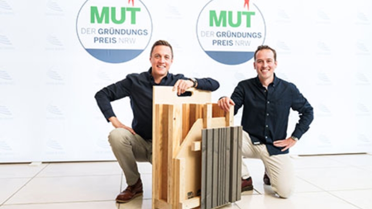 Porträt der Nominierten für MUT – DER GRÜNDUNGSPREIS NRW 2025 Schreinerwehr