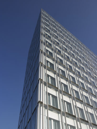 Fassade der NRW.BANK-Zentrale in Düsseldorf