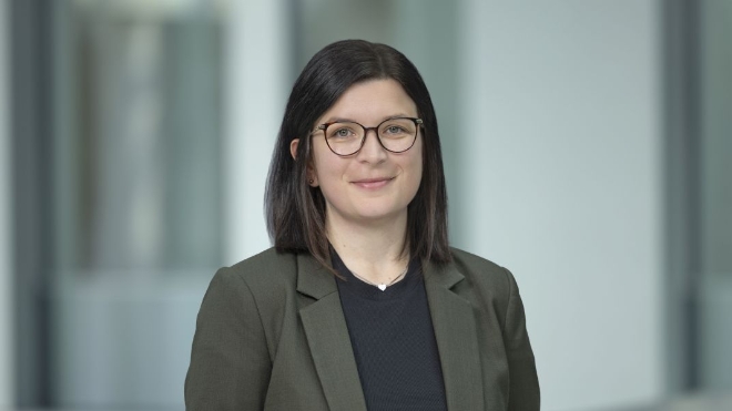 Porträt von Katharina Schrot, NRW.BANK Fördermittelmanagement