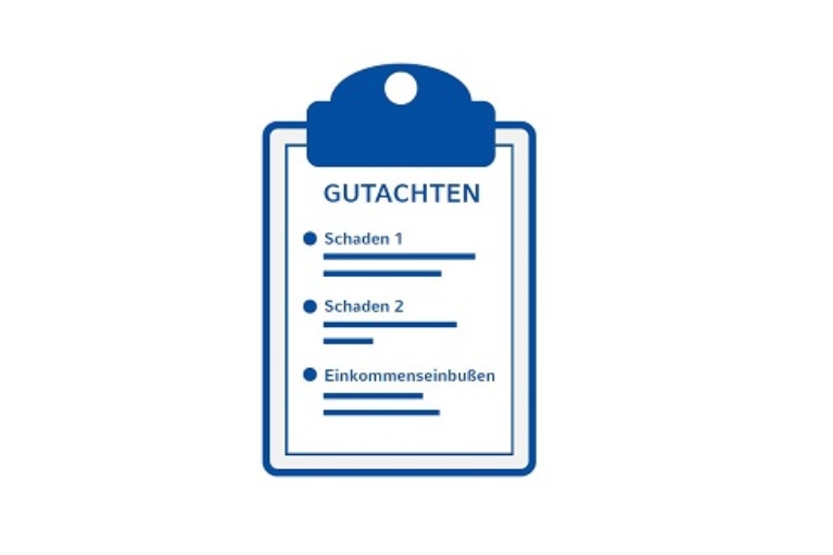 Symbolische Abbildung eines Gutachtens