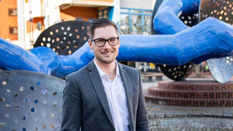 Joscha Blum, Fördermanager der Stadt Emsdetten