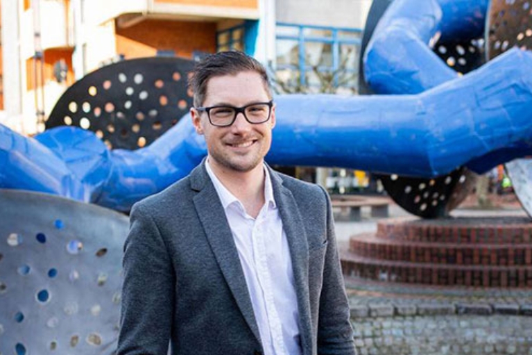 Joscha Blum, Fördermanager der Stadt Emsdetten