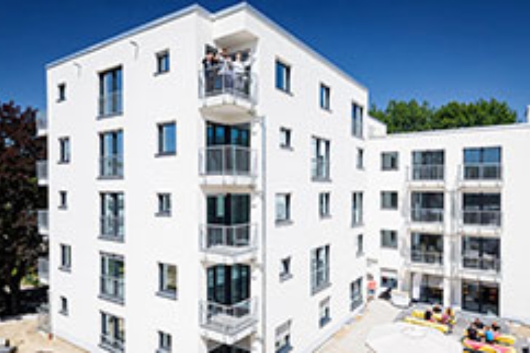 Fertiggestellter Neubau im Parkquartier Königsborn