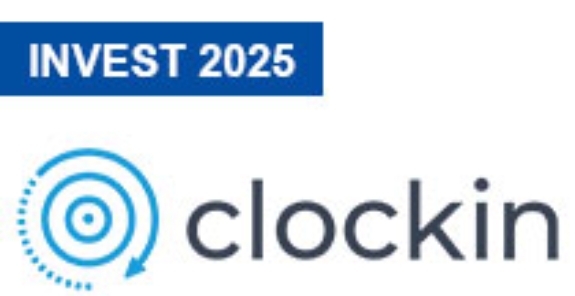 Logo: clockin: Invest 2025